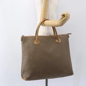 GUCCI Micro GG Supreme Tote Bag PVC Beige Gold 002 4868 39 Auth 151511